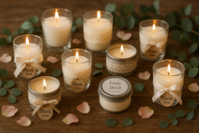 Load image into Gallery viewer, candles as wedding favors
